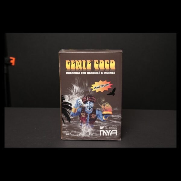 Genie Coco by MYA Charcoal 60 Pcs Half Moon